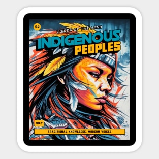 Indigenous Peoples Voices Of The Land Sticker